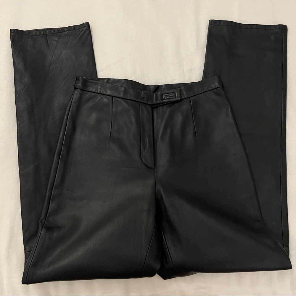 Vintage genuine leather pants